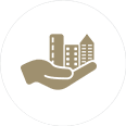 City In Hand Icon